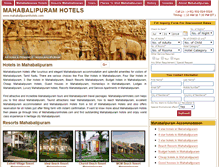 Tablet Screenshot of mahabalipuramhotels.com